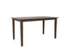 Monterey 6 Seater Dining Set with 1 Bench and 4 Chairs (Rubberwood, Dark Cappuccino Finish)