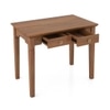 Malabar Solid Wood Study Table in Amber Walnut Finish
