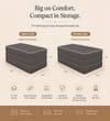 Tri - Folding  Foam Mattress (72 x 48 in, 4 Inches)
