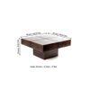 Montreal Sheesham Wood Coffee Table In Walnut Finish