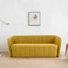 Candler Fabric Sofa (Yellow)