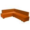 Melo 3 Seater Fold Out Sofa cum Bed  in Orange Colour