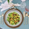 Metalsmith Stainless Steel Dinner Serving Plate Black Speckle Finish