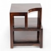 Aural Bedside Table - Walnut Finish