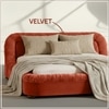 Casa Haven Relax King Size Bed in velvet With Engineered Hardwood Frame & Hydraulic Storage