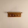 Baxter Wooden Wall Shelf Organiser With Key Holders