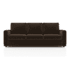 Apollo 3 Seater Fabric Sofa in Dark Earth Colour