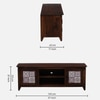 Mango Wood TV Unit in Tubbaq Finish