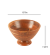 Ireka Home Amruth Acacia Wood Serving Bowl – Multipurpose