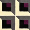 Presto Grey Geometric Hand Tufted Wool Carpet 4X6 Feet