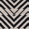 Jaipur Rugs Soft Interlocking Geometric Wool Dhurrie Rug White 5x8 ft