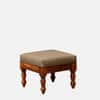 Rangrez Sheesham Wood Nesting Coffee Table in Honey Oak Finish with Cushioned Stools by Mudramark