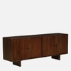 Veltrix Solid Wood  Side Board In Tobacco Colour