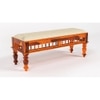 Girli Sheesham Wood Bench in Honey Oak Finish