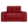 Calliro  Pull Out Sofa cum Bed  in Maroon Colour