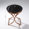 Urban Metal Side Table in Rose Gold Colour
