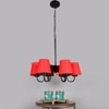 Devansh Black Wall Mounted Lamp With Black Cotton Shade
