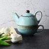 Aqua Midnight Pour Elegant Tea Serving Set