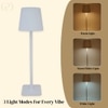 White Color Square Shape Base Lamp with Shade
