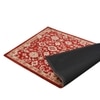 Multicolor Traditional Machine Made Polyester 6 X 9 Feet Carpet