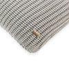 Henry Blue Grey Cotton Knitted Cushion Cover 18X18 Inches