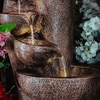 Copper 7 Stacked Chalice Water Fountain