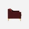 Fame Velvet 3 Seater Sofa in Maroon Colour