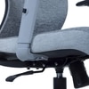 Rocknew York Mid Back Ergonomic Chair in Grey Colour
