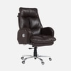 Ettorez Otimo Premium High Back  Boss Chair In Brown Colour