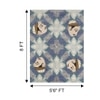 Jaipur Rugs Soft Novelty Wool Viscose Tufted Rug Blue 6x8 ft