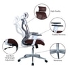 Wiweangs High Back Ergonomic Chair in Brown Colour