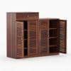 Danta Shoe Rack Of 30 Pairs In Provincial Teak Color