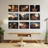 The Castle Decor Chhatrapati Shivaji Maharaj Wall Plates Set of 9 (Style 2)