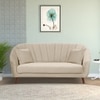 Nilo Velvet 3 Seater Sofa in Cream Colour