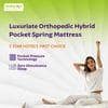 Luxuriate Hybrid Pocket Spring Mattress (72 x 48 in, 12 Inches)