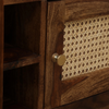 Karen Sheesham Wood 2 Door Tv Unit in Provincial Teak Finish