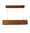 Sirius 24 Brown Wooden LED Hanging Lamp