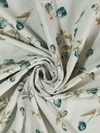 Noa White & Green Floral Cotton Dohar Set Of 2 Reversible Single Bed 300 Tc Size 240 X 160 Cms