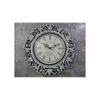 Scott White Engineered Wood Round Wall Clock