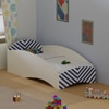 Loopy Loop Toddler Bed in White and Blue Stripes