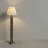 Inca Beige Jute Floor Lamp with Beige Jute Base