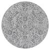 Neulooms Handloom Knotted Reversible Flatweave Round Rug Olive Green or Ivory 8ft