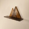 Solitaire Wooden Wall Shelf Organiser With Key Holders