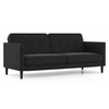 Felicity 3 Seater Click Clack Sofa cum Bed In Graphite Grey Colour