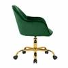 Doe Buck Aurora Modern Green Luxury Velvet Office Chair