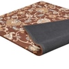 Presto Brown Traditional Hand Tufted Wool Carpet 4X6 Feet