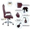 Leanoxa High Back Executive Chair in Maroon Colour