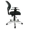 Ruffina Low Back Office Mesh Chair (Black)