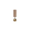 London Beige jute & solid wood table lamp