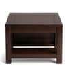 Piante Sheesham Wood Contemporary Rectangle Coffee Table In Dark Mahagony Finish